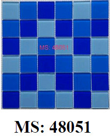 Gạch Mosaic Kính Chíp 48x48mm mã 48051