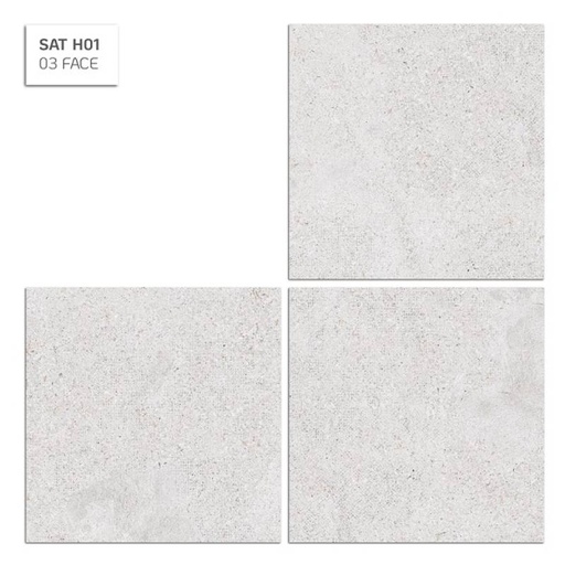 [SAT H01] Gạch ốp lát Eurotile Sa Thạch Porcelain kích thước 60x60cm SAT H01