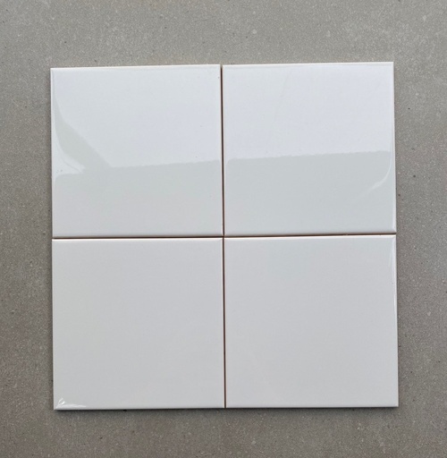[STA150150] Gạch thẻ trắng bóng phẳng 150x150mm mã STA150150