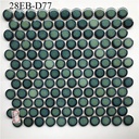 Gạch Mosaic Bi Tròn Màu Xanh 28eb-d77