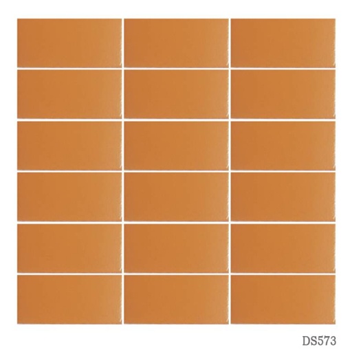 [573] Gạch ốp tường vỉ giấy 45x95mm màu cam đậm