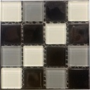 Gạch Mosaic Kính Mix Chip 23x23mm