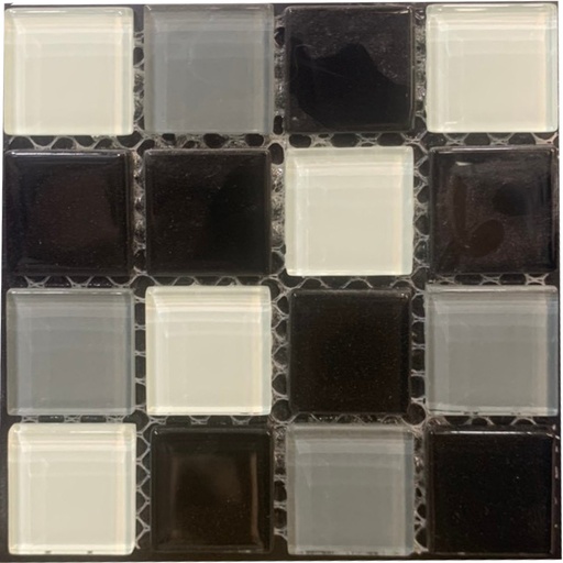 [25029] Gạch Mosaic Kính Mix Chip 23x23mm
