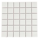 Gạch Mosaic Gốm Trắng Chip 48x48mm 48021