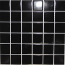Gạch Mosaic Gốm Đen Bóng Chip 48x48mm GP-48117BL