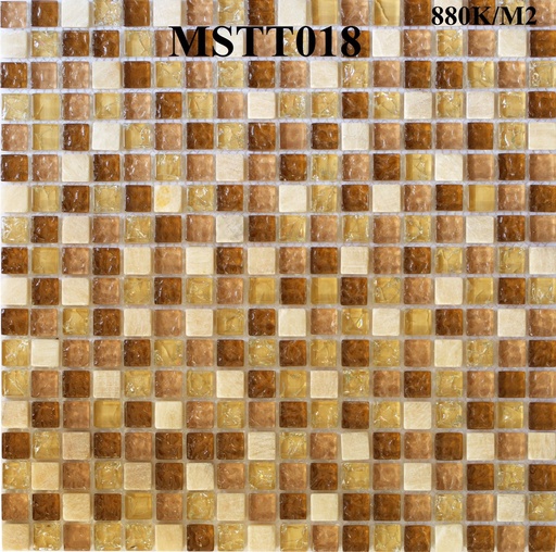 [MSTT018] Gạch Mosaic Mix Màu Vàng Cam